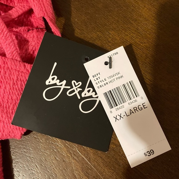 NWT Ladies Size XXL By & By Pink Blouse - Picture 6 of 12